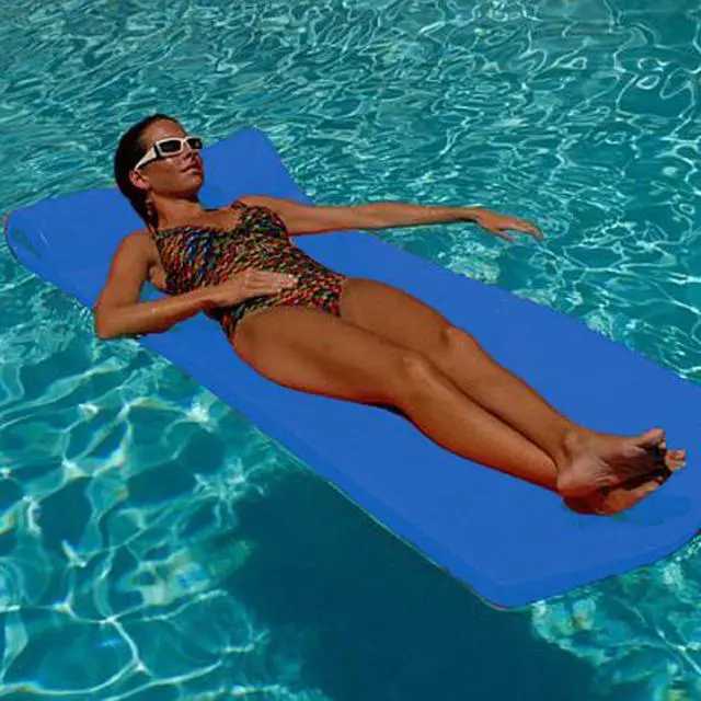 Alt view image 5 of 6 - Vandue Oversized Unsinkable Foam Cushion Pool Float (Ocean Blue)