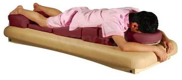 Alt view image 2 of 6 - Royal Massage Deluxe 10pc Prenatal Pregnancy Comfort Cushion Set - Massage Therapy for Pregnant Women (Burgundy)