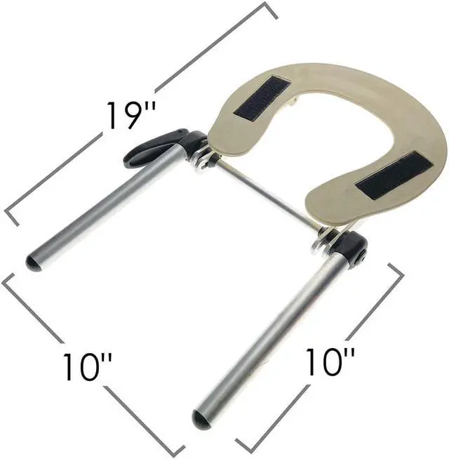 Alt view image 5 of 5 - Royal Massage Standard Universal Adjustable Massage Table Face Cradle Assembly - Aluminum