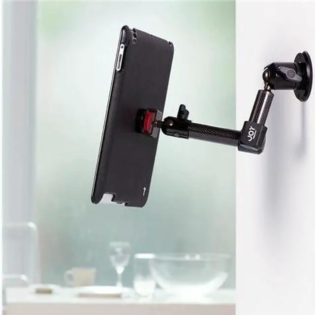 Alt view image 2 of 9 - The Joy Factory MagConnect, Carbon Fiber Wall/Counter Mount for iPad 4, iPad 3, and iPad 2