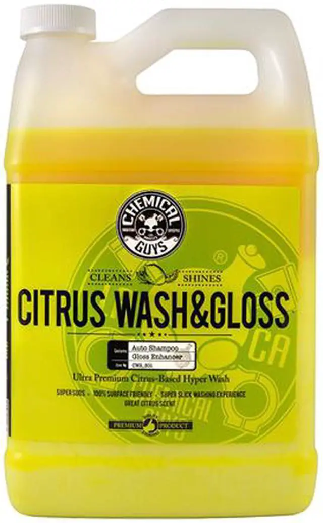 Main image of Chemical Guys CWS_301 - Citrus Wash & Gloss Concentrated Car Wash (1 Gal)