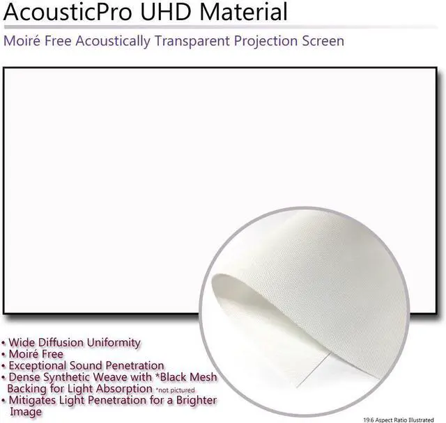 Alt view image 3 of 3 - EliteScreens acoustic pro Aeon 150" 4K Home Theater AR150H2-AUHD