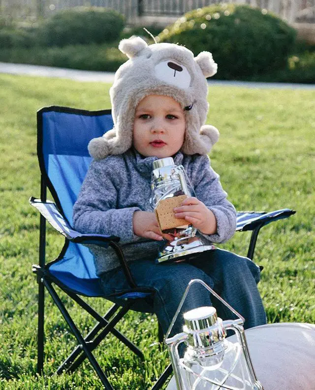 Alt view image 2 of 4 - Pacific Play Tents Sapphire Blue Kids Super Folding Chair