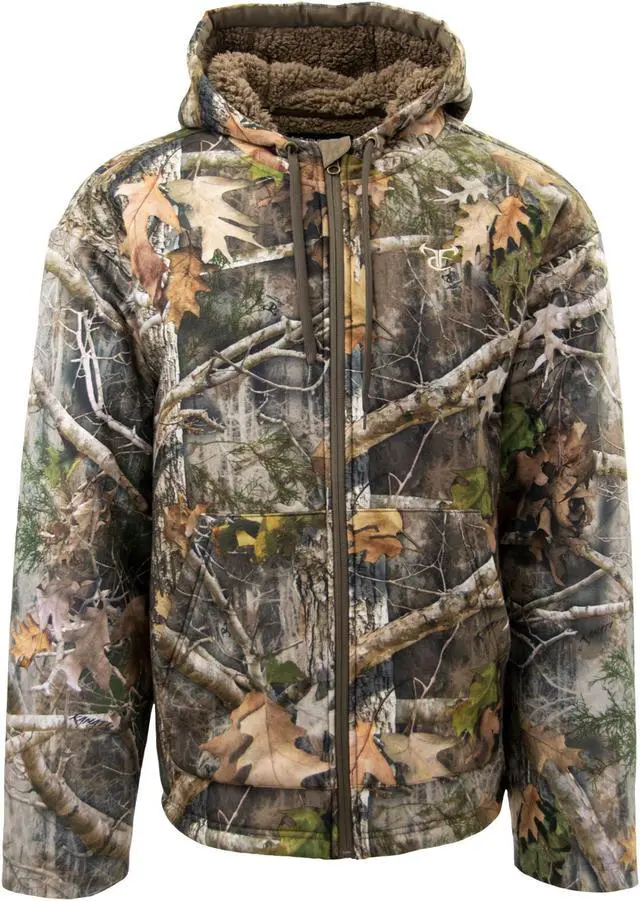 Main image of True Timber Truesuede High Pile Bowknife Full Zip Kanati Hoodie In Large