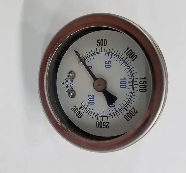 Main image of AR Blue Clean Pressure Washer Unloader Gauge:3000PSI,S.S.1/8" Stainless Steel