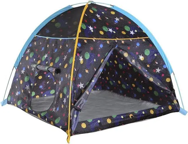Alt view image 2 of 5 - Pacific Play Tents Galaxy Dome Tent with Glow in Dark Stars