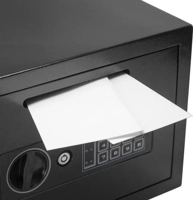 Alt view image 4 of 13 - Barska Black Compact Keypad Depository Safe