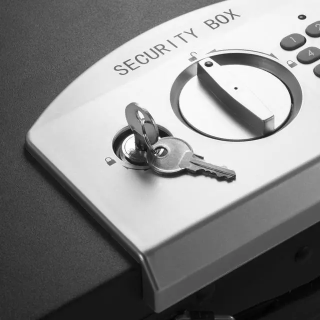 Alt view image 6 of 12 - Barska Digital Portable Keypad Lock box Black Digital Portable Keypad Safe