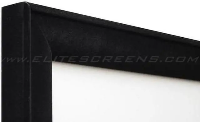 Alt view image 10 of 19 - Elite Screens SableFrame ER100WH2 Fixed Frame Projection Screen - 100" - 16:9 - Wall Mount