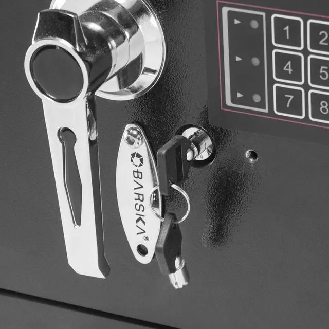 Alt view image 8 of 11 - Barska Black Large Keypad Depository Safe