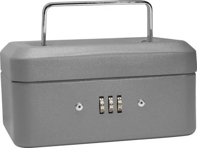 Alt view image 9 of 16 - 6 Inch Gray Combination Lock Box