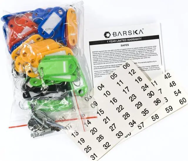 Alt view image 16 of 20 - Barska Key Cabinet, Wall Mount, 48 Keys Matte Steel AX11692