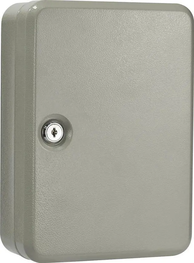 Alt view image 11 of 20 - Barska Key Cabinet, Wall Mount, 48 Keys Matte Steel AX11692