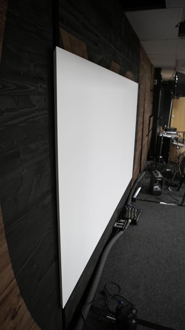 Alt view image 11 of 18 - Elite Screens Aeon CineGrey 3D AR110DHD3 Fixed Frame Projection Screen - 110" - 16:9 - Wall Mount