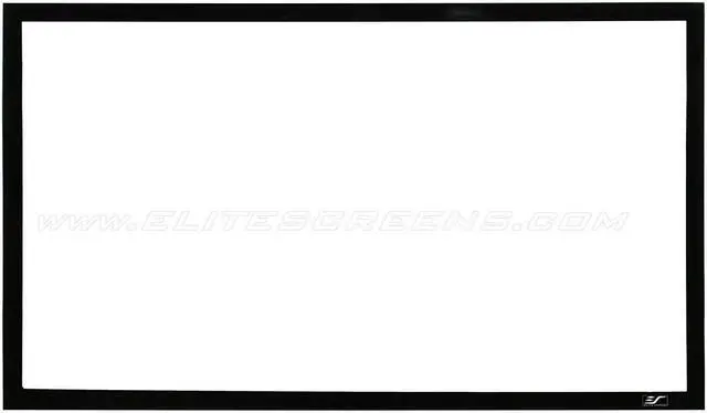 Alt view image 3 of 12 - Elite Screens R100RH2 Ezframe2 Series 100" 16:9 Fixed Frame Projection Screen