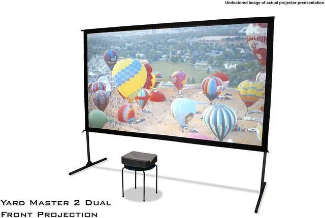 Alt view image 7 of 20 - Elite Screens OMS100H2-DUAL Yard Master 2 Dual Series Outdoor Projector Screen