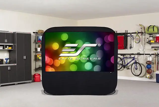 Alt view image 10 of 20 - Elite Screens POP92H 92In Pop-Upcinema Portable Screen 16:9 Table Top