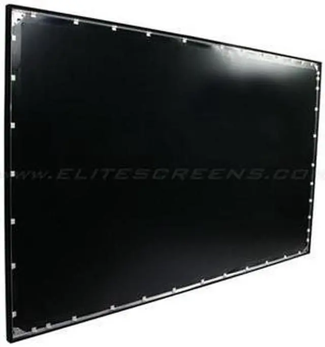 Alt view image 9 of 19 - Elite Screens SableFrame ER100WH2 Fixed Frame Projection Screen - 100" - 16:9 - Wall Mount