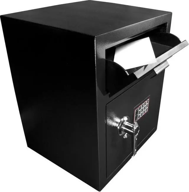 Alt view image 6 of 11 - Barska Black Large Keypad Depository Safe