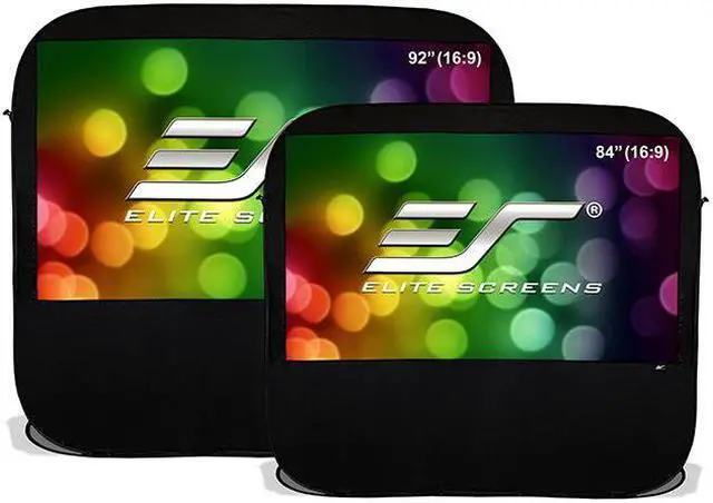 Alt view image 8 of 20 - Elite Screens POP92H 92In Pop-Upcinema Portable Screen 16:9 Table Top