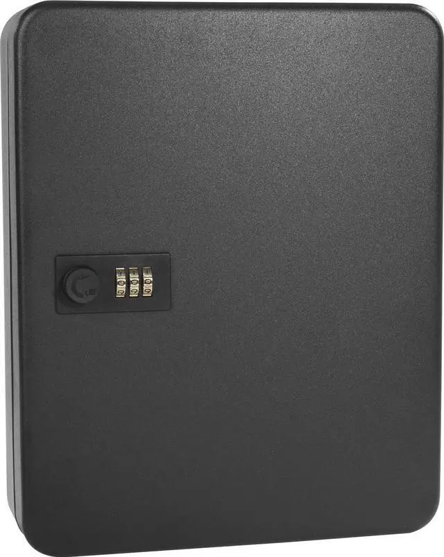 Alt view image 15 of 20 - Barska Key Cabinet, Wall Mount, 36 Keys Matte Steel AX11820