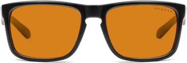 Main image of GUNNAR INTERCEPT Onyx Frame (Amber Max Lens) Tint 98% Blue Light & 100% UV Protection, INT-00112