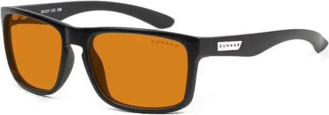 Alt view image 3 of 8 - GUNNAR INTERCEPT Onyx Frame (Amber Max Lens) Tint 98% Blue Light & 100% UV Protection, INT-00112