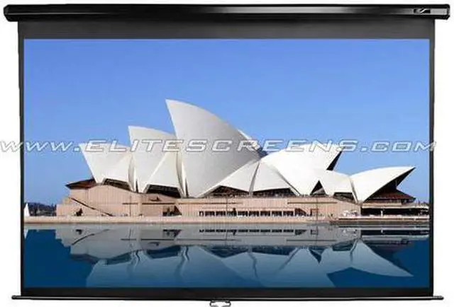 Alt view image 9 of 11 - Elite Screen M113NWS1 Manual Series 113"(1:1) MaxWhite Projector Screen