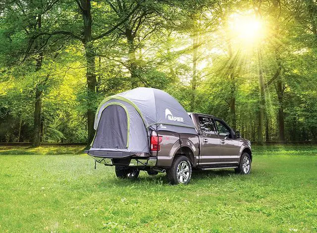 Alt view image 3 of 18 - Napier Backroadz Truck Tent Full Size Bed Grey/Green