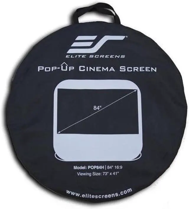 Alt view image 14 of 20 - Elite Screens POP92H 92In Pop-Upcinema Portable Screen 16:9 Table Top