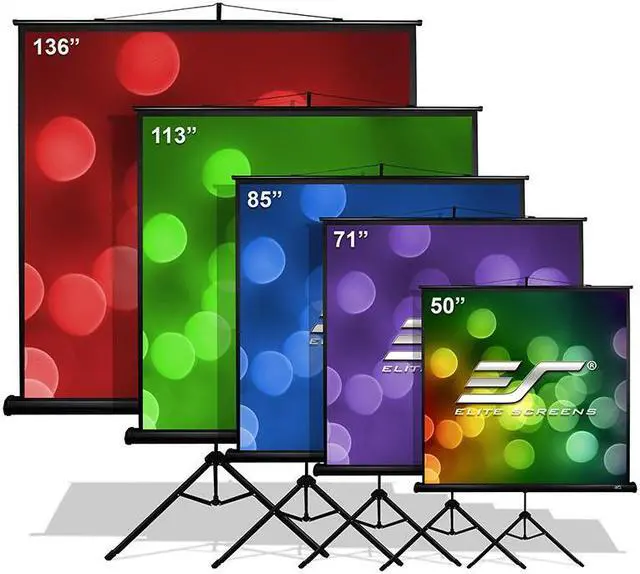 Alt view image 4 of 13 - ELITE SCREENS INC. 1.0 MAXWHITE B 1:1 BLACK