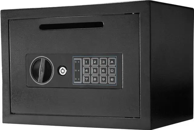 Main image of Barska Black Compact Keypad Depository Safe