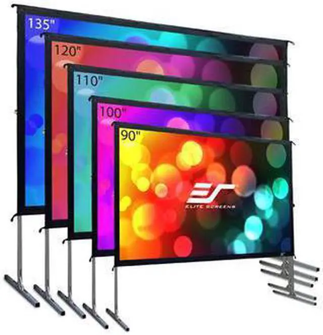 Alt view image 2 of 12 - Elite Screen OMS135H2 Yard Master 2 Series 135" (16:9) Projector Screen