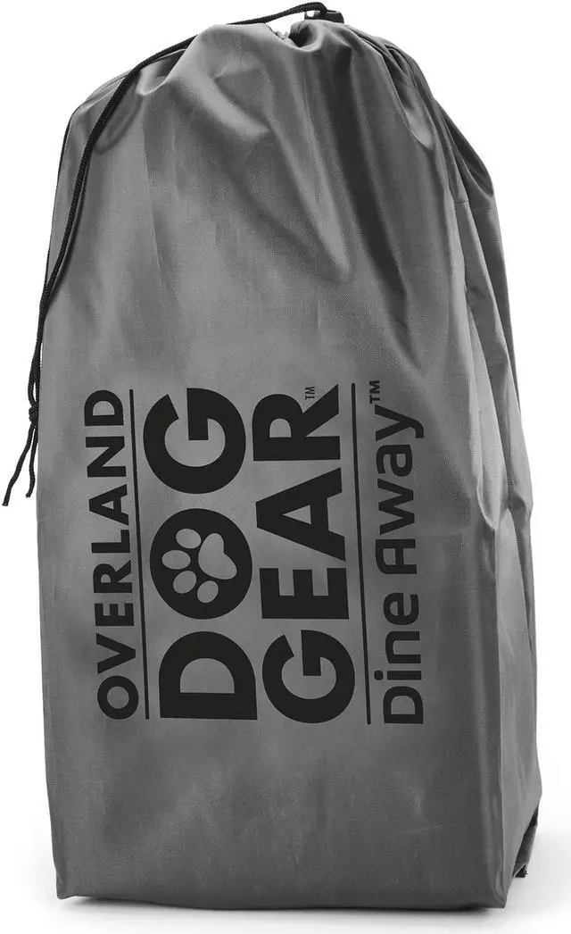 Alt view image 2 of 5 - Mobile Dog Gear Dine Away Dog Travel Bag for Small Dogs with Dog Bowl Black