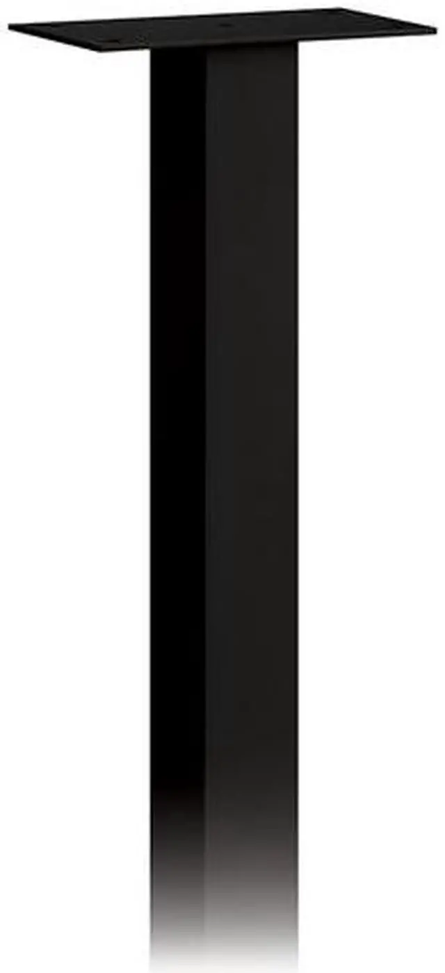 Main image of SALSBURY INDUSTRIES 4895BLK Post, Black, Powder Coated, In Ground, -