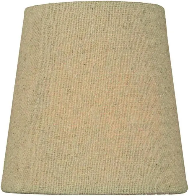 Main image of 3x4x4 Chandelier Sand Linen Clip-On Lampshade