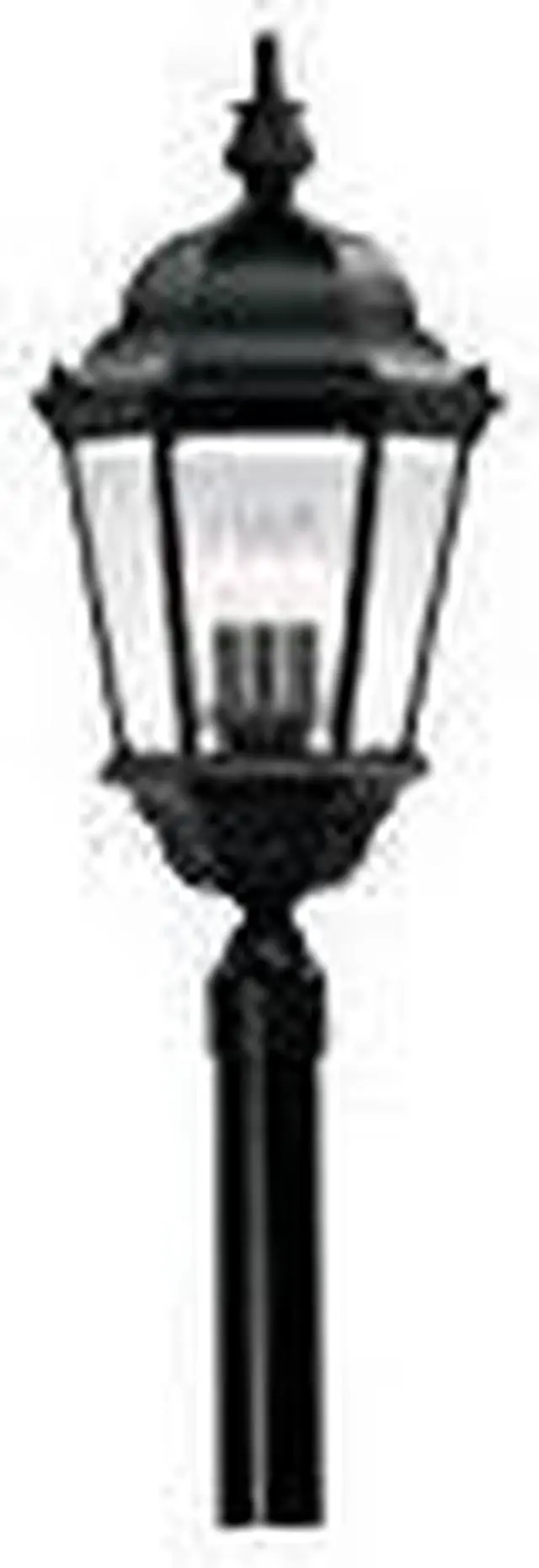 Alt view image 5 of 6 - Designers Fountain 2956-BK Post Lights, Outdoor Lighting, Black