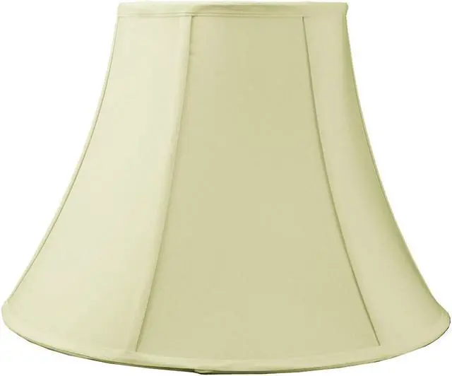 Main image of Egg Shell Shantung Shantung Fabric Bell Lamp Shade 9x18x13.5