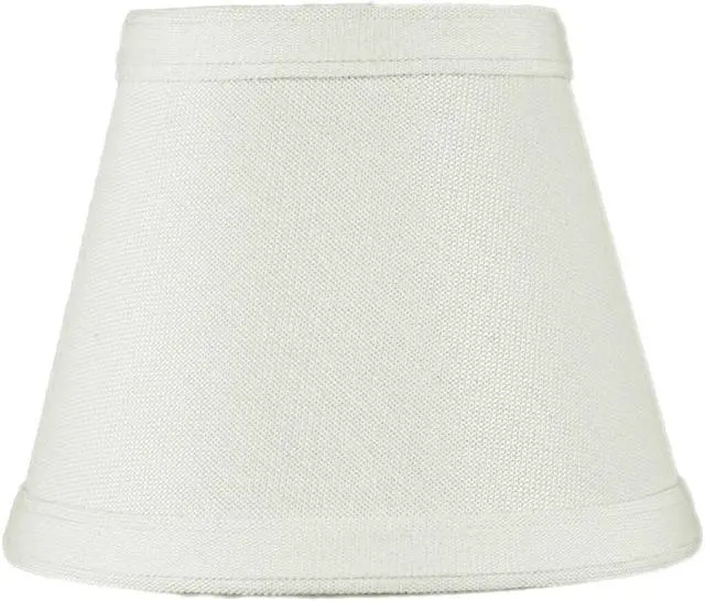 Main image of 3x5x4 Clip-on Candelabra Lamp Shade Light Oatmeal Fabric