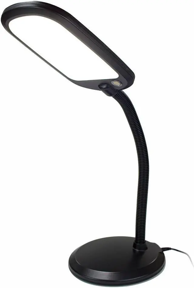 Main image of LED Bright Reader Natural Daylight Full Spectrum Desk Lamp Black NEW SLIMMER DESIGN