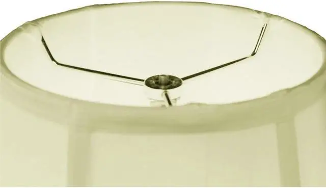 Alt view image 2 of 3 - 8x16x12 Egg Shell Shantung Bell Lampshade