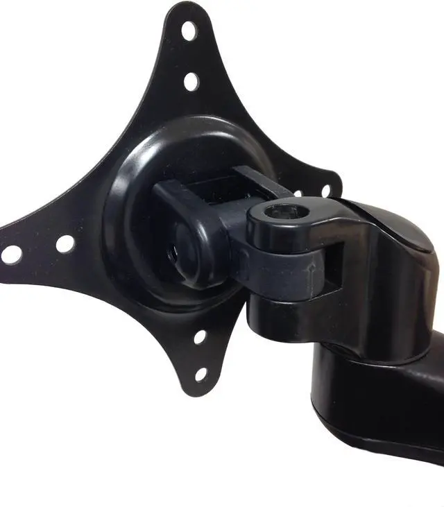 Alt view image 3 of 3 - Wall Mount Monitor Arm: Standard Single Screen Black