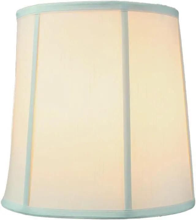 Alt view image 2 of 3 - 10x12x12 Egg Shell Shantung Drum Lampshade