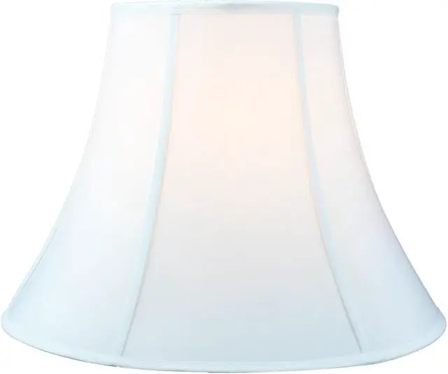 Alt view image 2 of 3 - 10x20x15 White Bell Shantung Shade