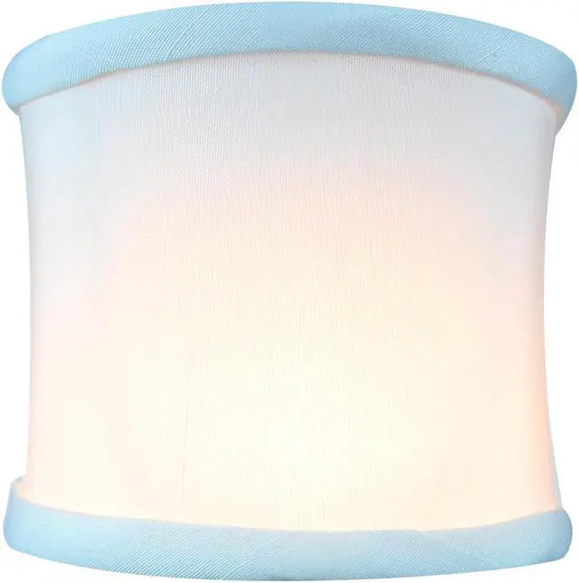 Alt view image 3 of 4 - 4x4x4.25 Down White Clip-on Sconce Half-Shell Lampshade