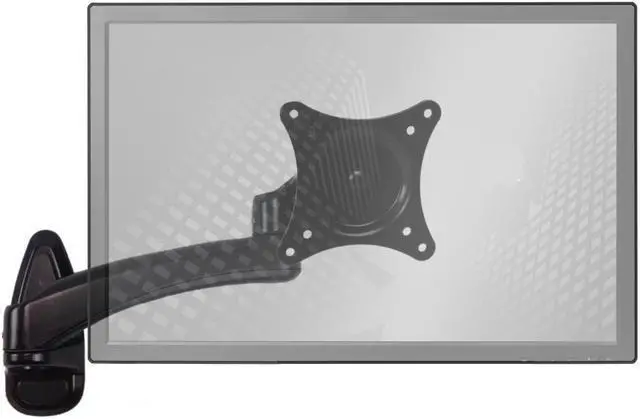 Main image of Wall Mount Monitor Arm: Standard Single Screen Black