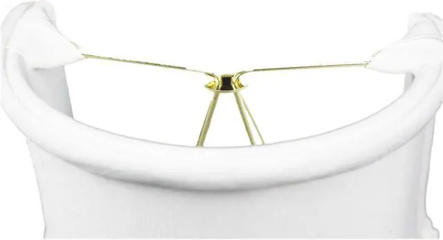 Alt view image 2 of 4 - 4x4x4.25 Down White Clip-on Sconce Half-Shell Lampshade