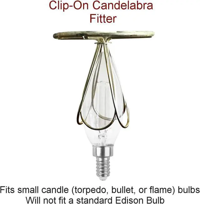 Alt view image 4 of 4 - 3x4x4 Chandelier Sand Linen Clip-On Lampshade