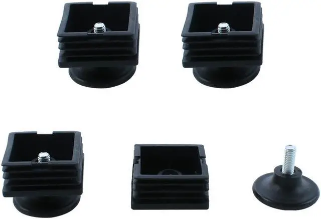 Main image of Leveling Feet 38 x 38mm Square Tube Inserts Furniture Legs For Sofa Table 4 Sets