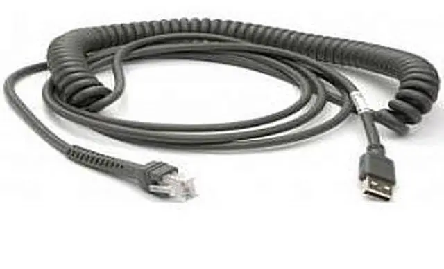 Main image of Datalogic 90A052066 Enhanced Usb Cable, Type A, 15', Coiled, Pot